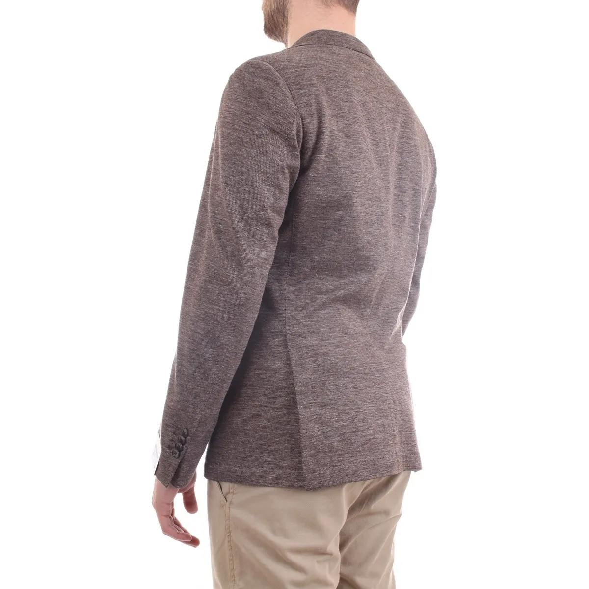 15754 Chaqueta hombre gris paloma