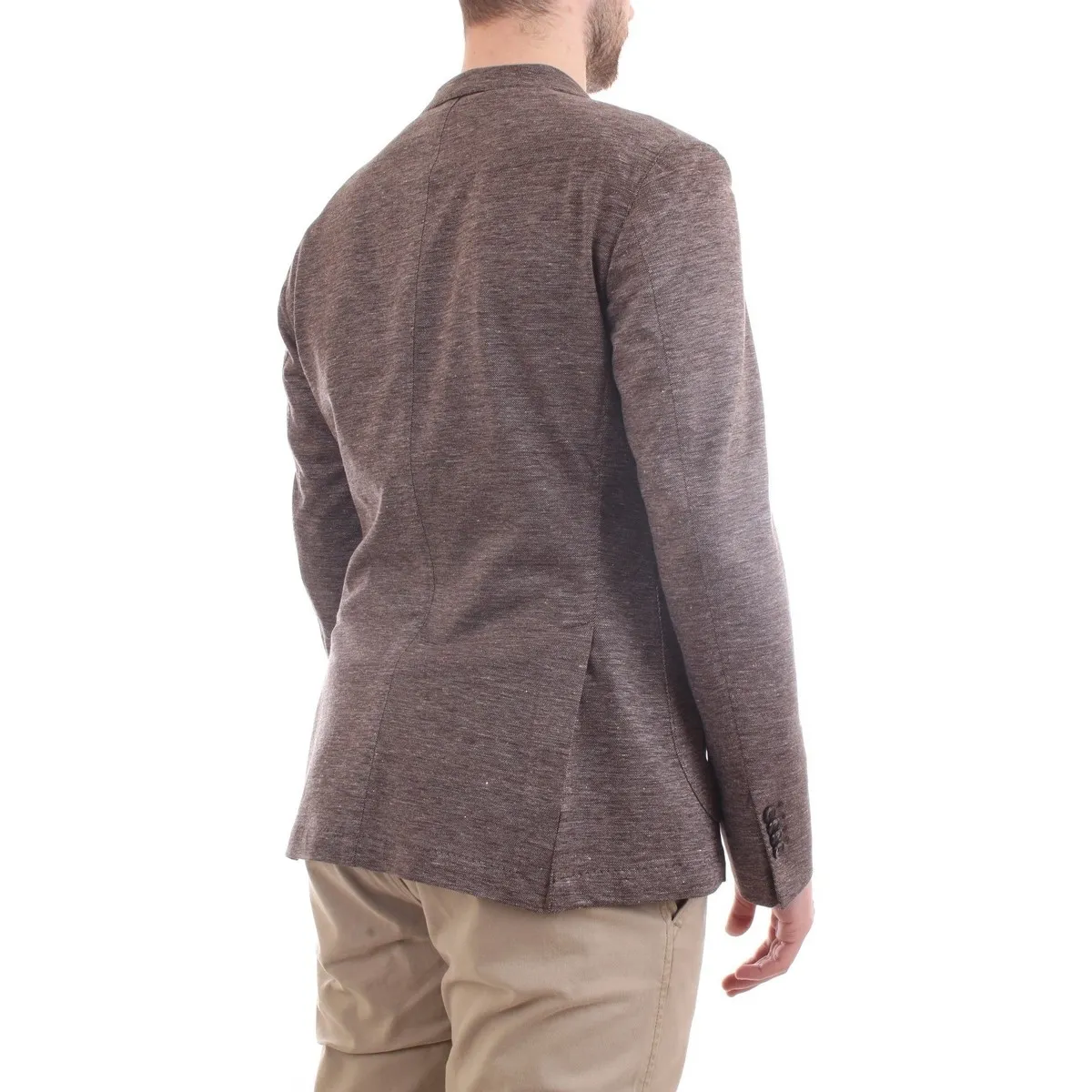 15754 Chaqueta hombre gris paloma