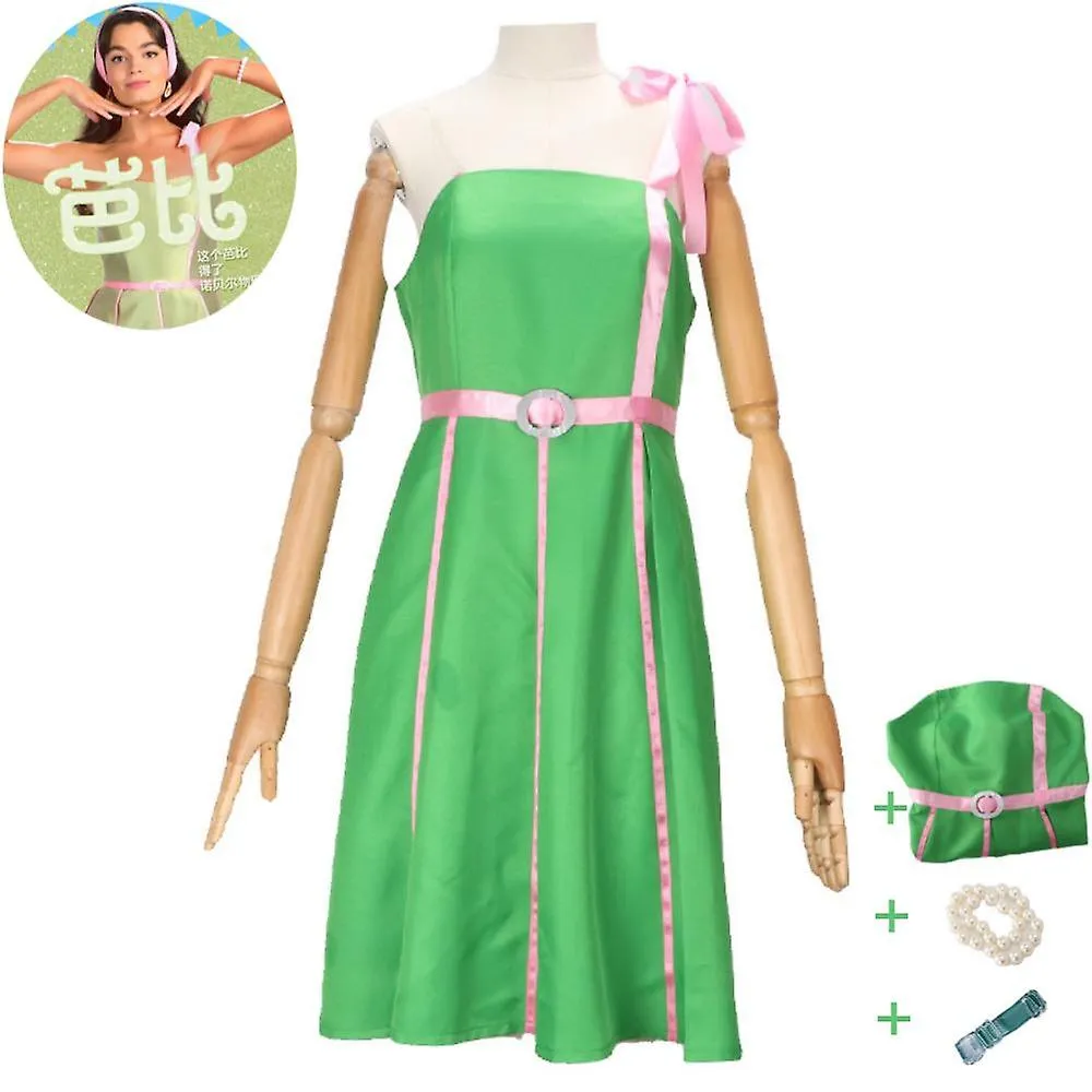 2023 Últimas películas Babi Princess cosplay disfraz mujer sexy vestido verde traje Hallowen fiesta de carnaval traje de juego d