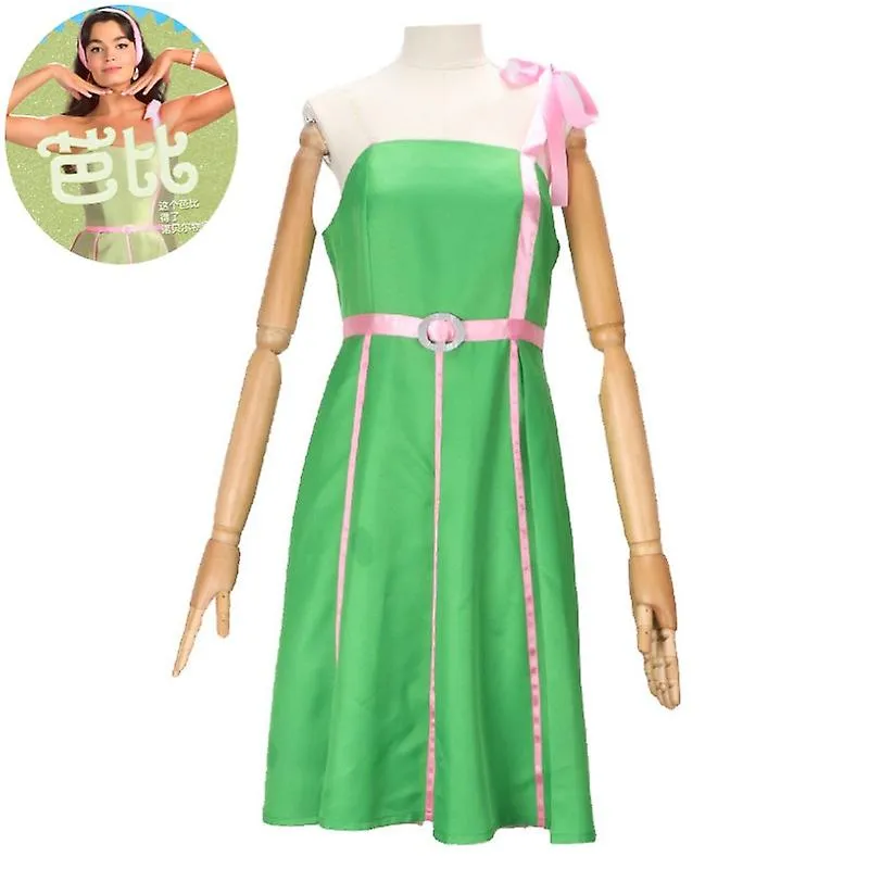 2023 Últimas películas Babi Princess cosplay disfraz mujer sexy vestido verde traje Hallowen fiesta de carnaval traje de juego d