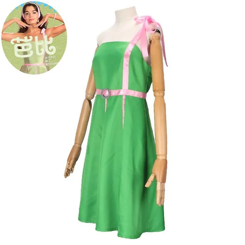 2023 Últimas películas Babi Princess cosplay disfraz mujer sexy vestido verde traje Hallowen fiesta de carnaval traje de juego d