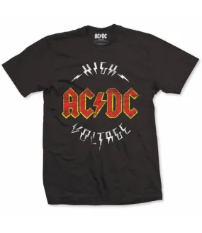 ACDC High Voltage Camiseta Licencia Oficial Manga Corta chico Men ROCK OFF ACDCTS11MB