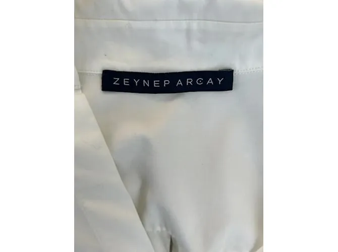 Autre Marque ZEYNEP ARCAY Vestidos T.Internacional M Algodón Blanco 