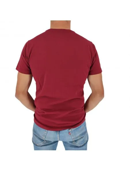 BL'KER Camiseta Central Park Hombre Burgundy