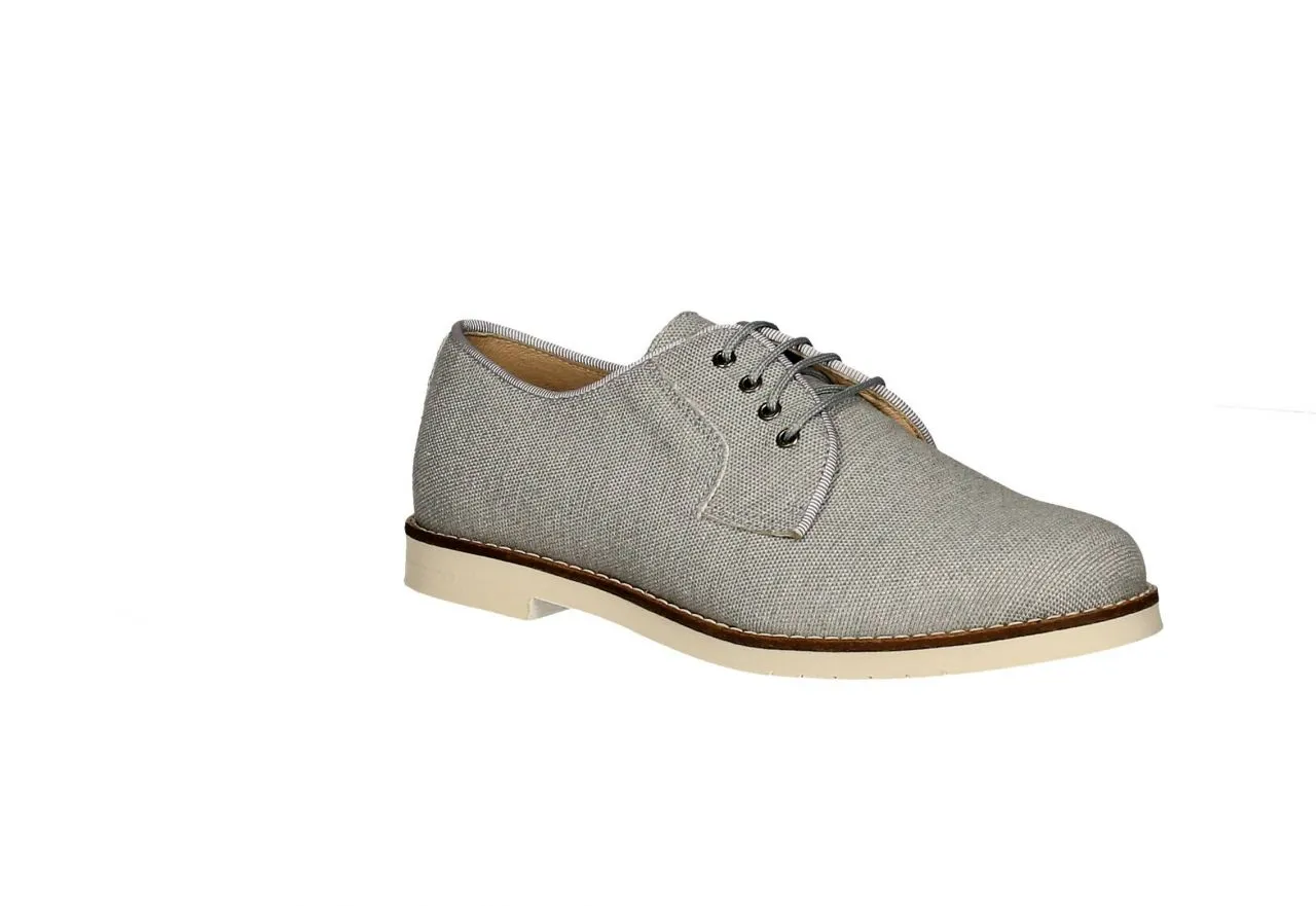 Blucher Liso Lino Gris