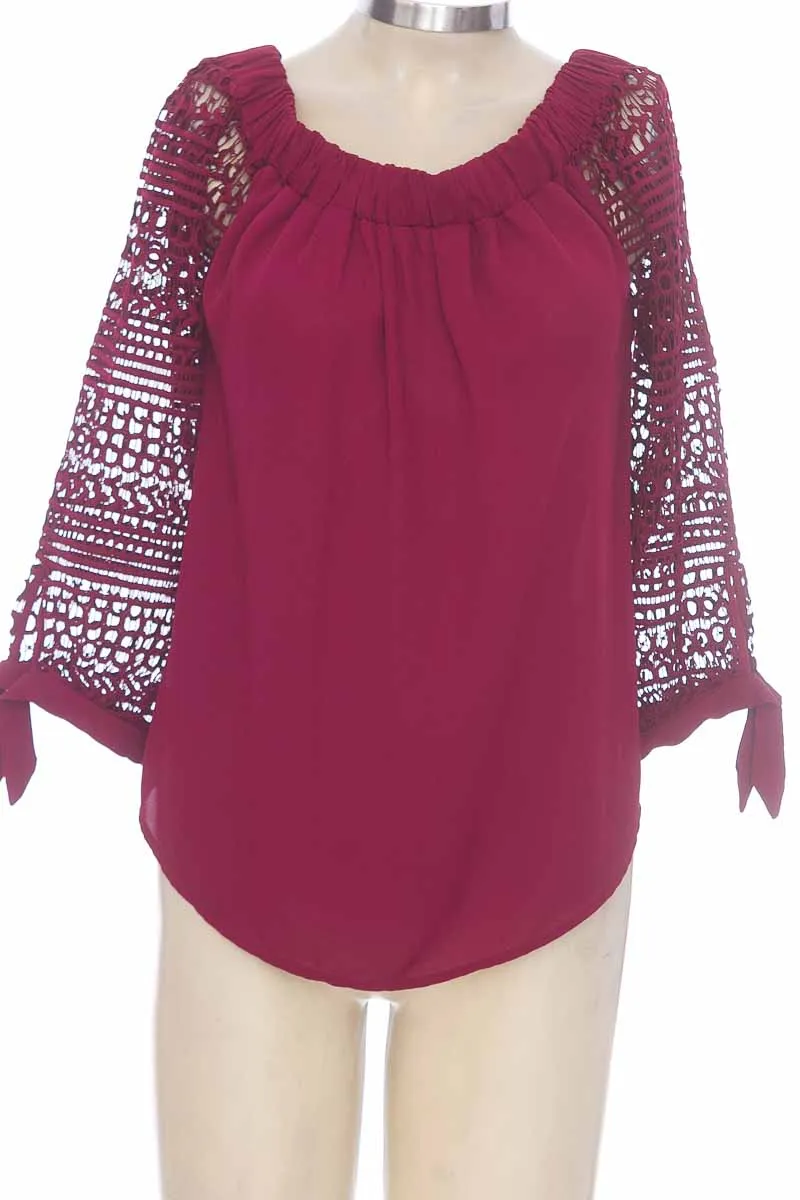 Blusa color Vinotinto - Express