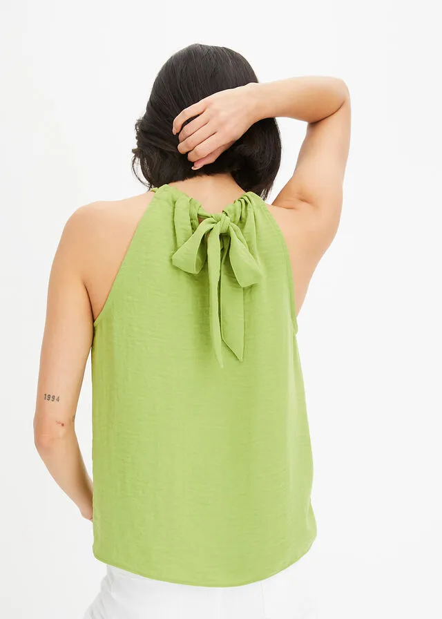 Blusa sin mangas Verde claro