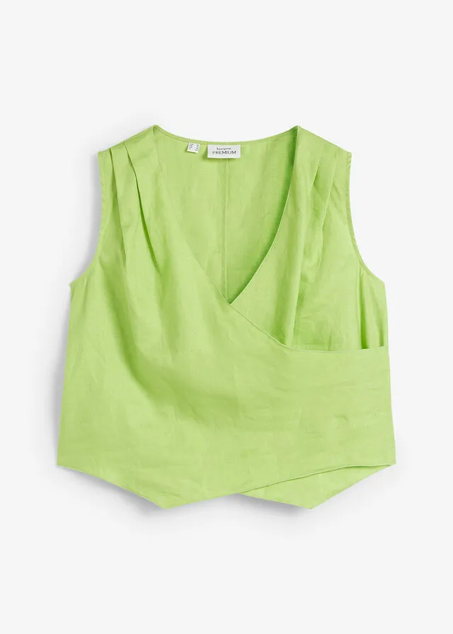 Blusa sin mangas Verde lima