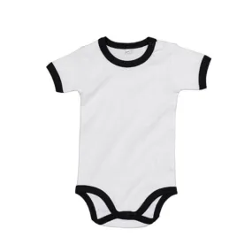 Body Manga Corta Ringer Bebé de Babybugz