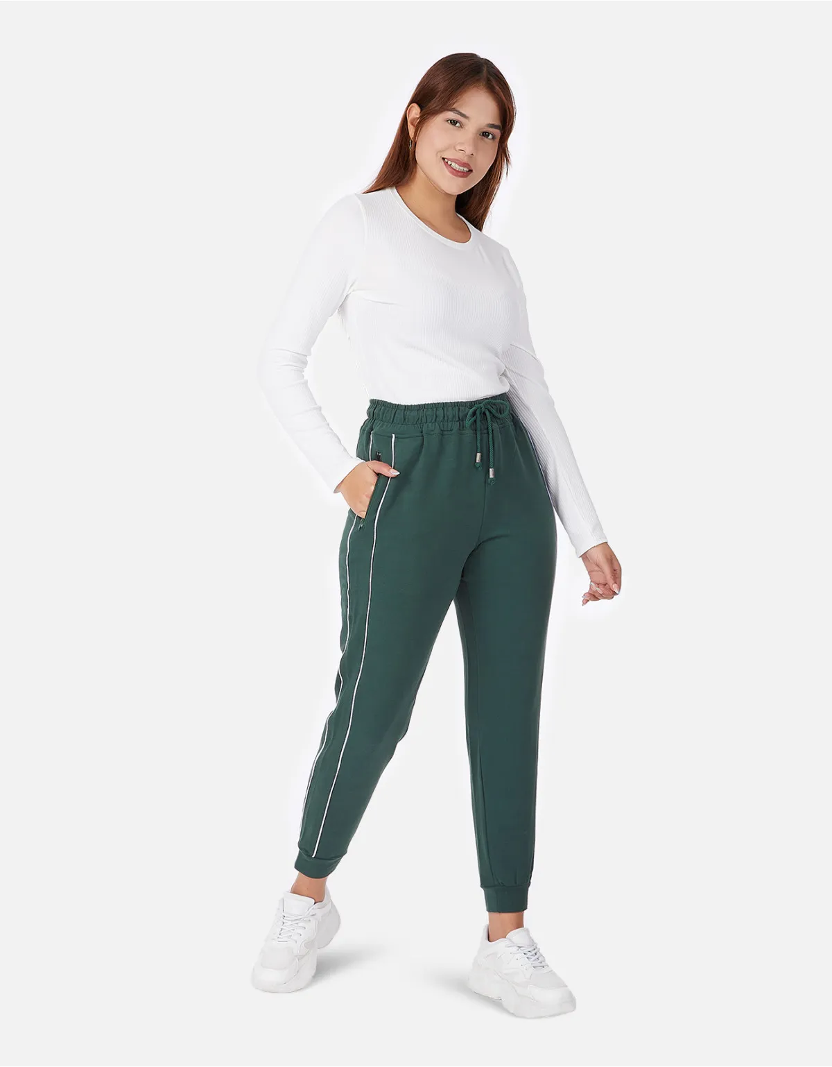 Buzo regular fit verde