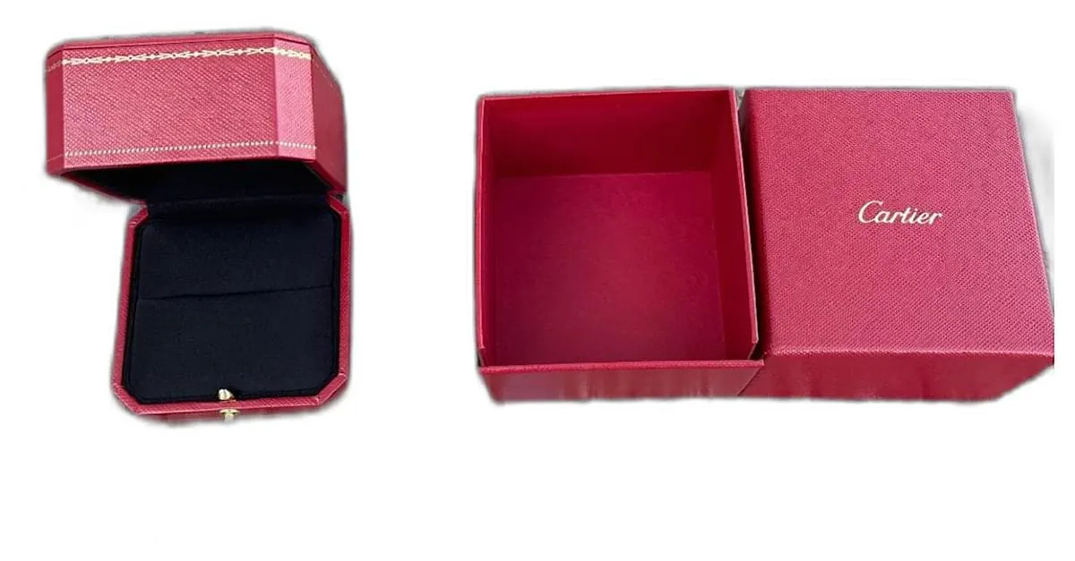 Caja Cartier para anillo Roja 