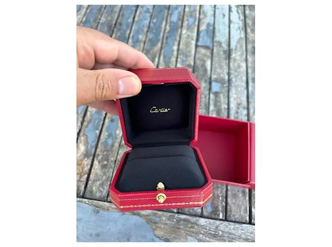 Caja Cartier para anillo Roja 