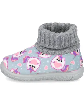 Calzado de casa de Niña BUBBLE BOBBLE 1005 ZAPATILLAS DE CASA NINA GRIS