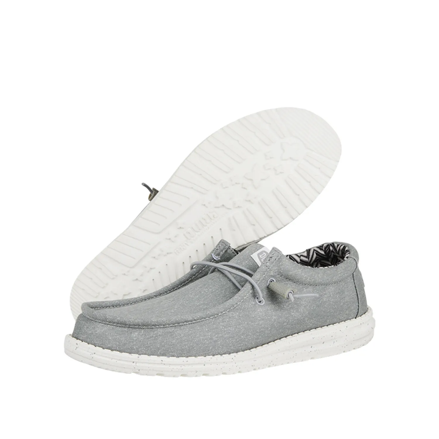 Calzado Hey Dude Wally Canvas - Gris