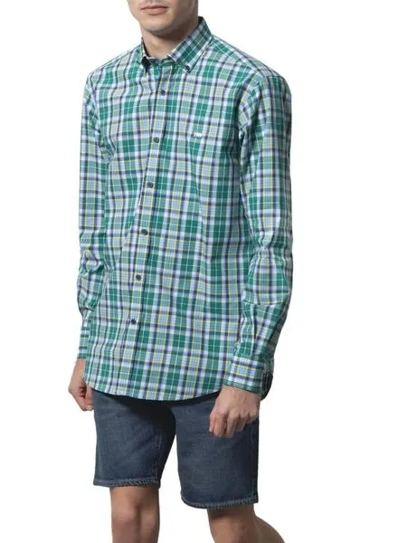 Camisa Klout Xoel Verde Para Hombre