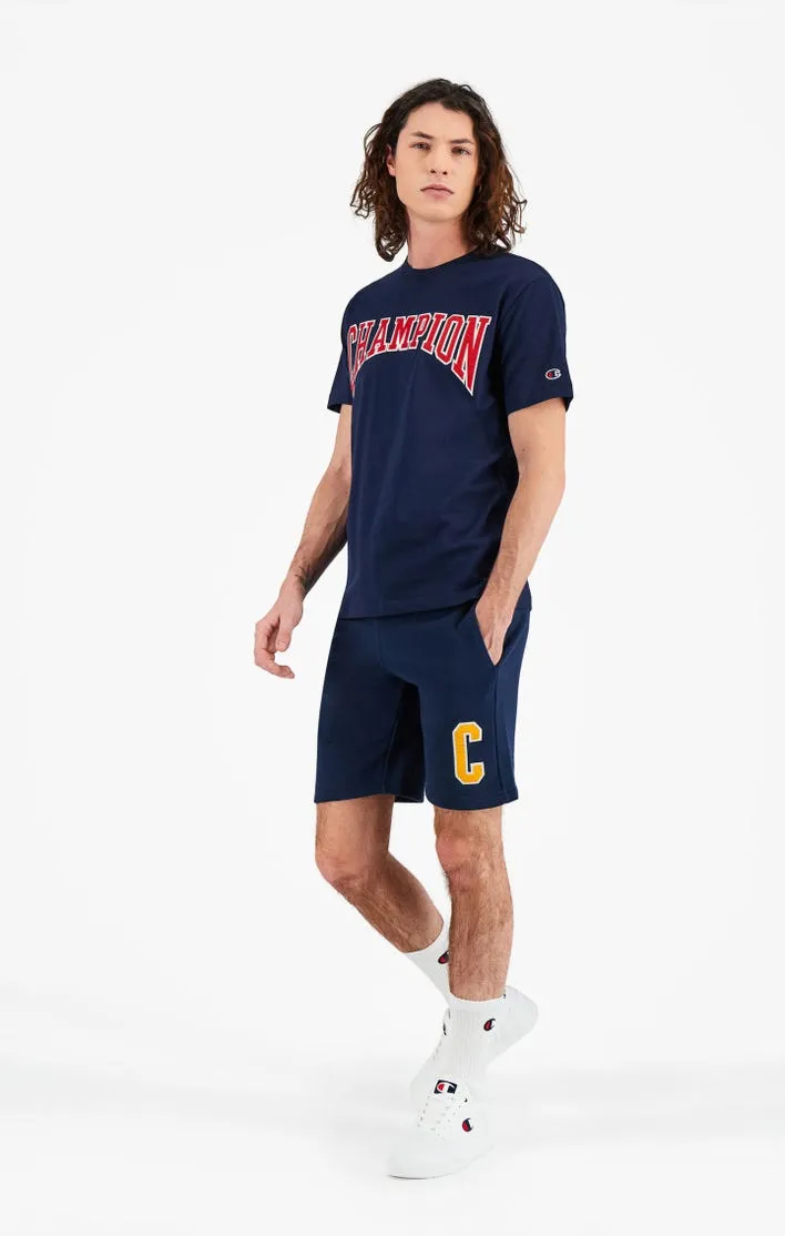 Camiseta CHAMPION Hombre manga corta Cuello redondo COLLEGIATE LOGO T-SHIRT Navy Ref. 215750 Azul marino logo pecho