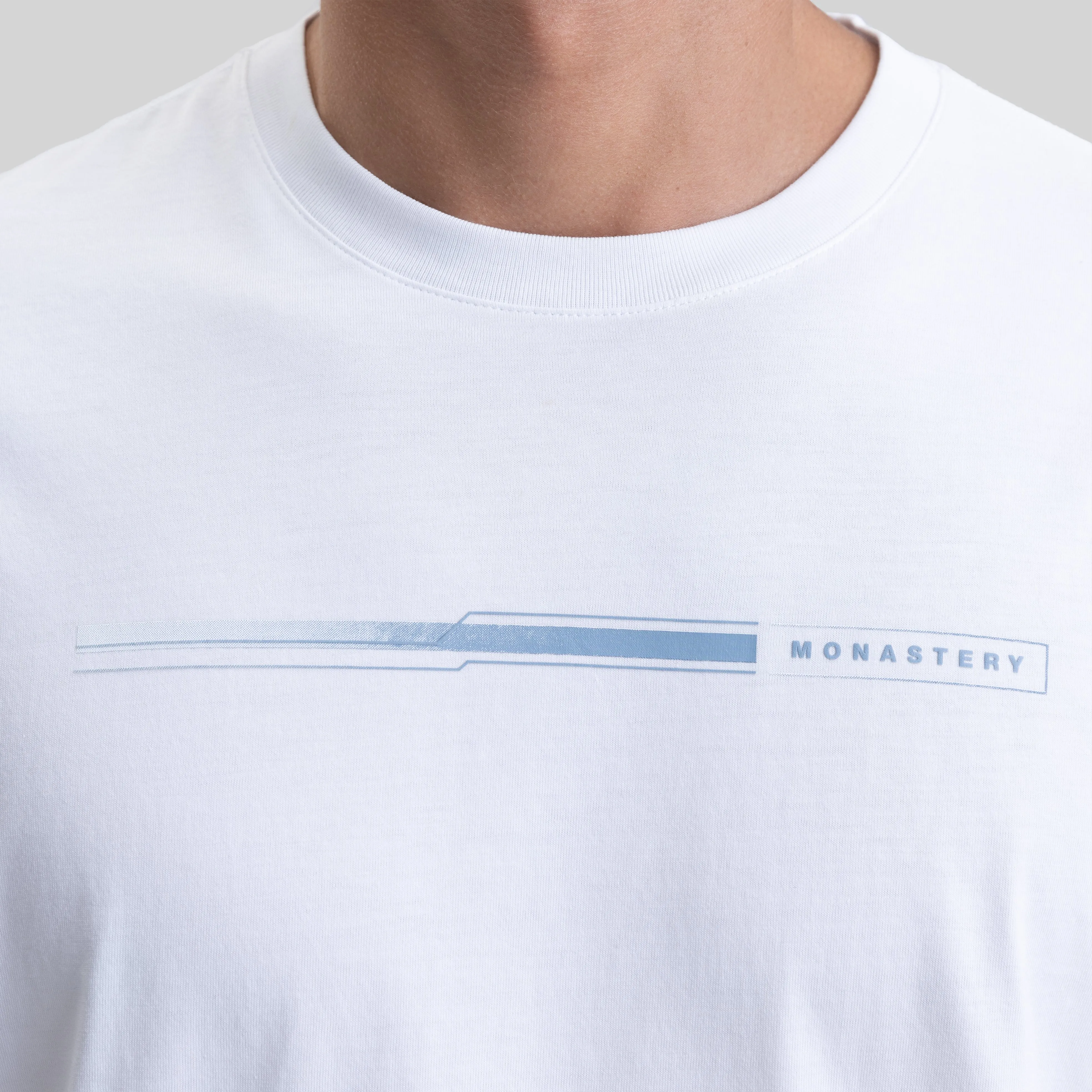 Camiseta Hombre Monastery Ayrton White