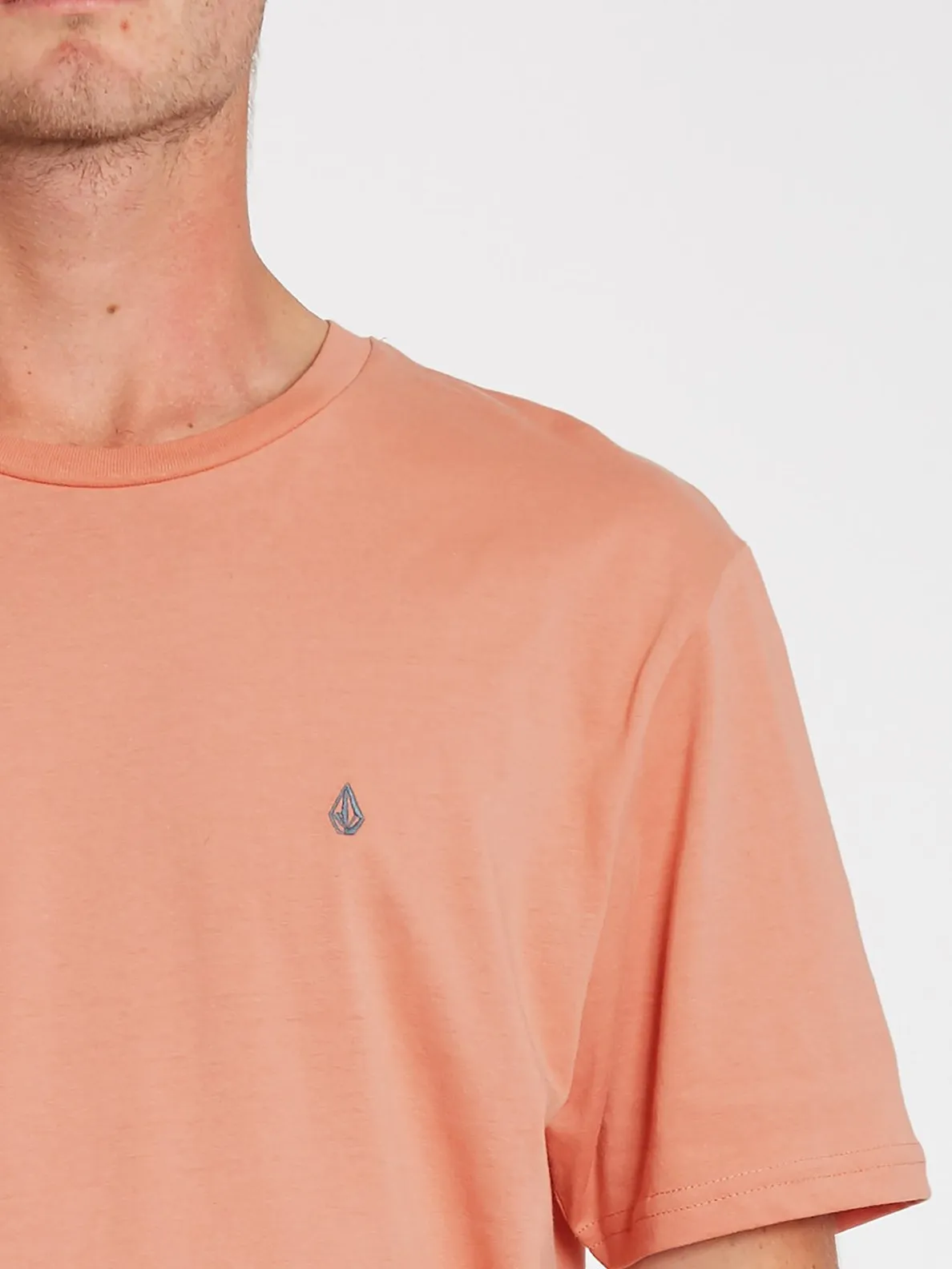 Camiseta Hombre VOLCOM manga corta básica STONE BLANKS – CLAY ORANGE Ref.  A3512056_CYO naranja Nueva colección