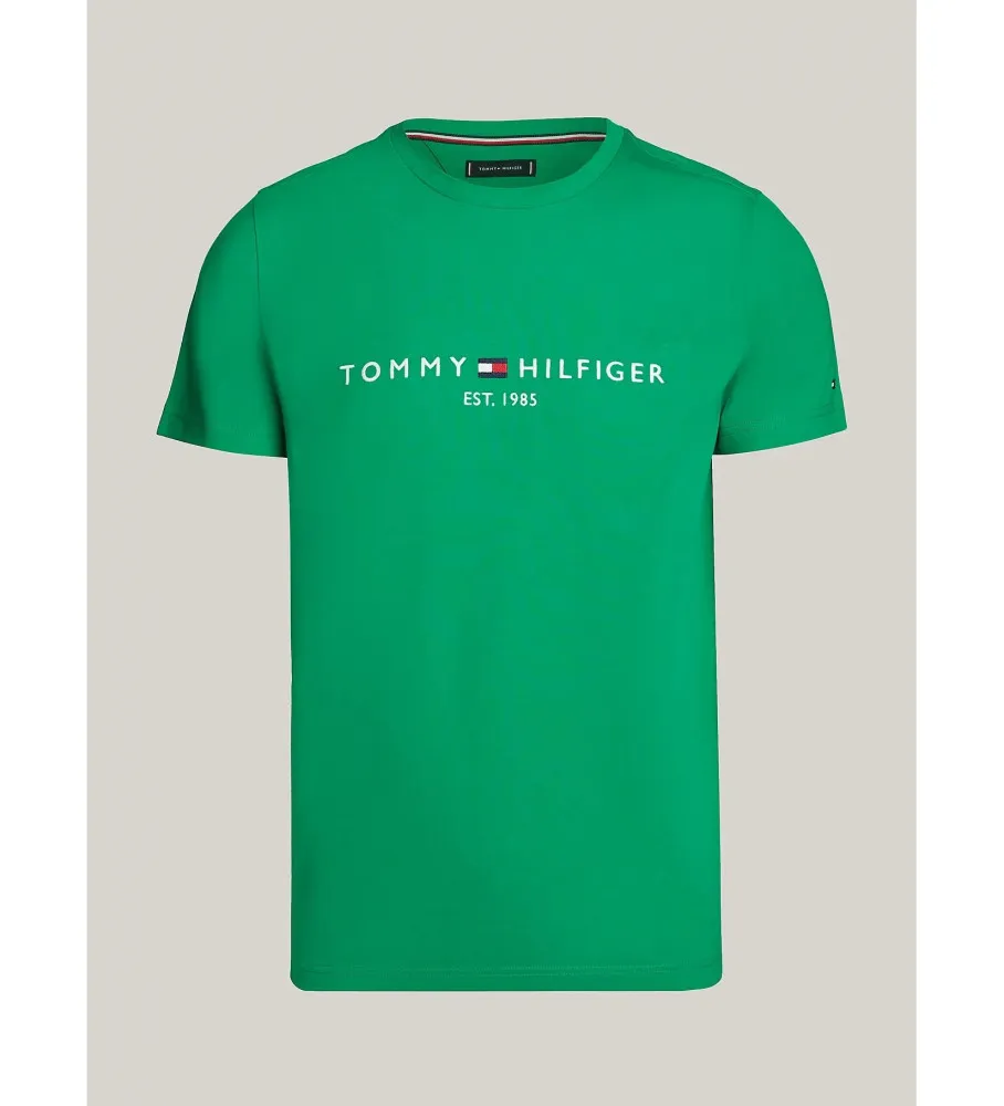 Camiseta Logo Bordado verde