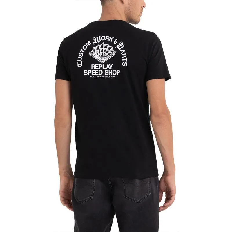 Camiseta Manga Corta Para Hombre Replay