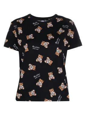 CAMISETA MULTI TEDDY NEGRA