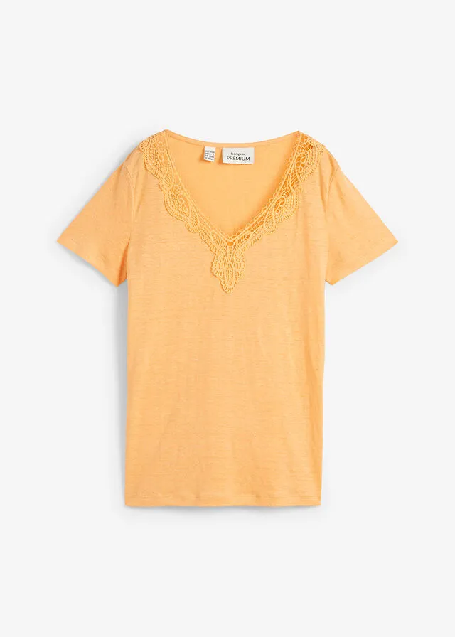 Camiseta Naranja crema