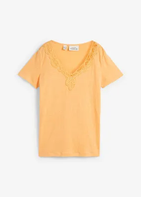 Camiseta Naranja crema