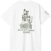 Carhartt WIP S/S Hom, bianco / Dollar verde