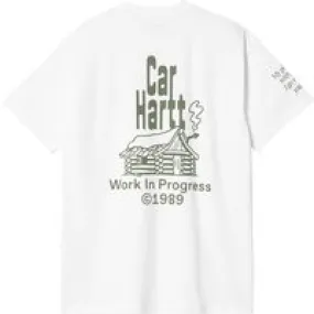 Carhartt WIP S/S Hom, bianco / Dollar verde