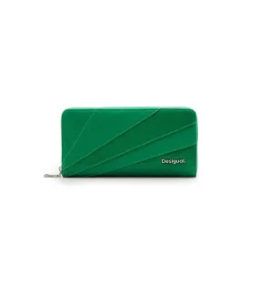 Cartera patch texturas verde