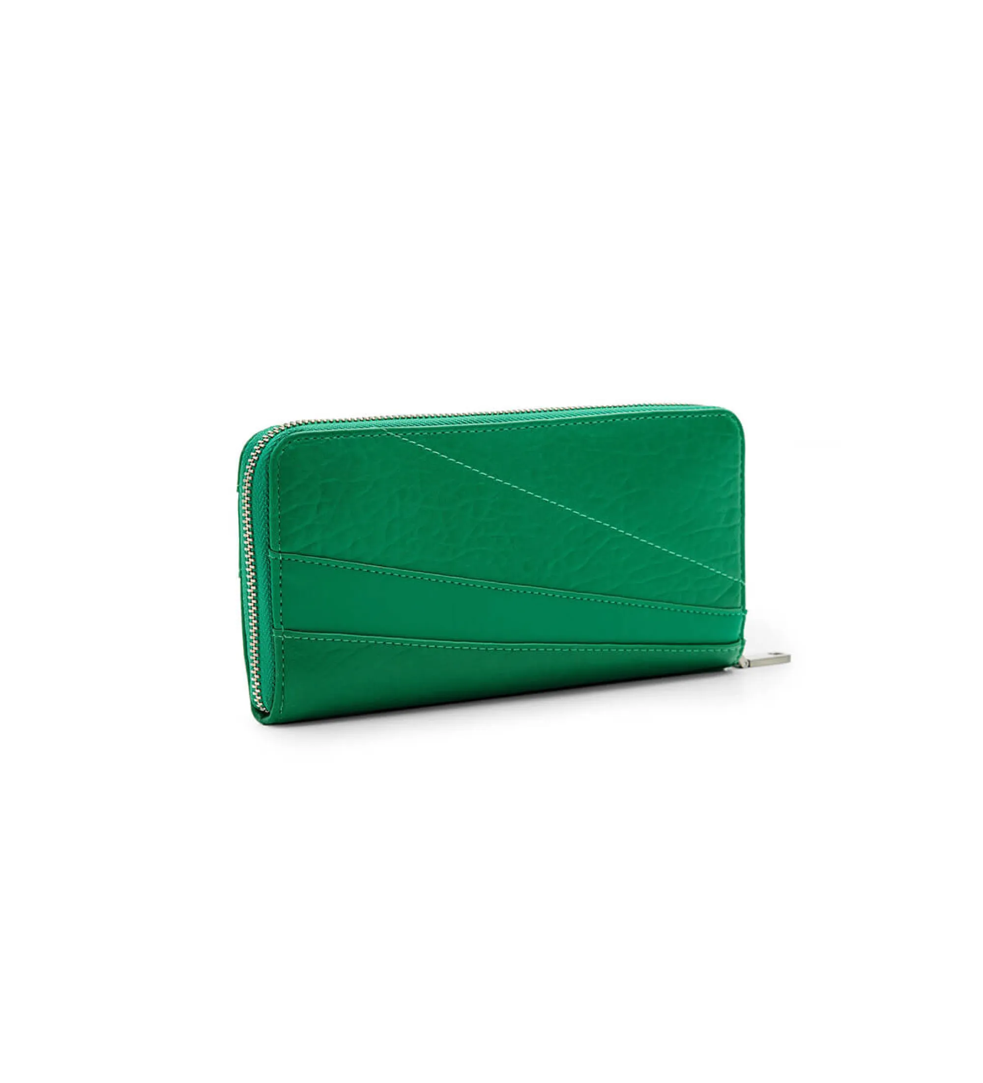 Cartera patch texturas verde