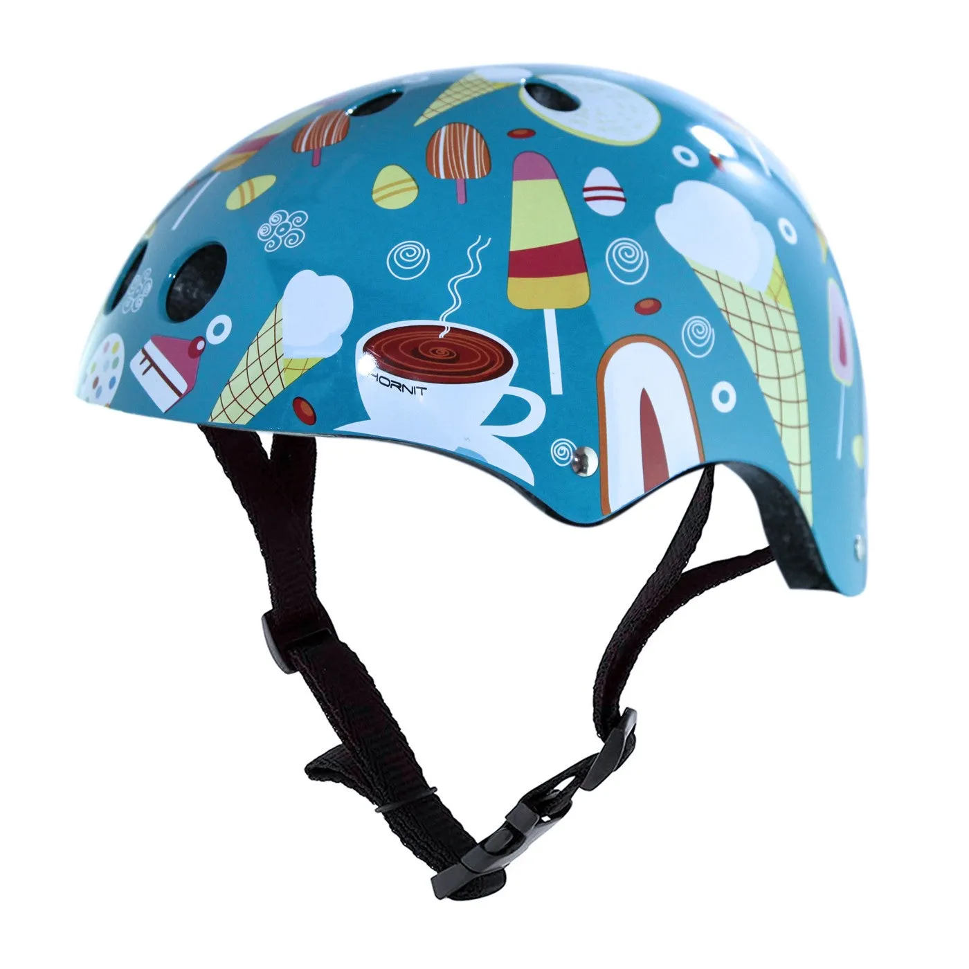 Casco con Luz HORNIT Infantil Ice Creams Talla:M (54-58cm) ICM911