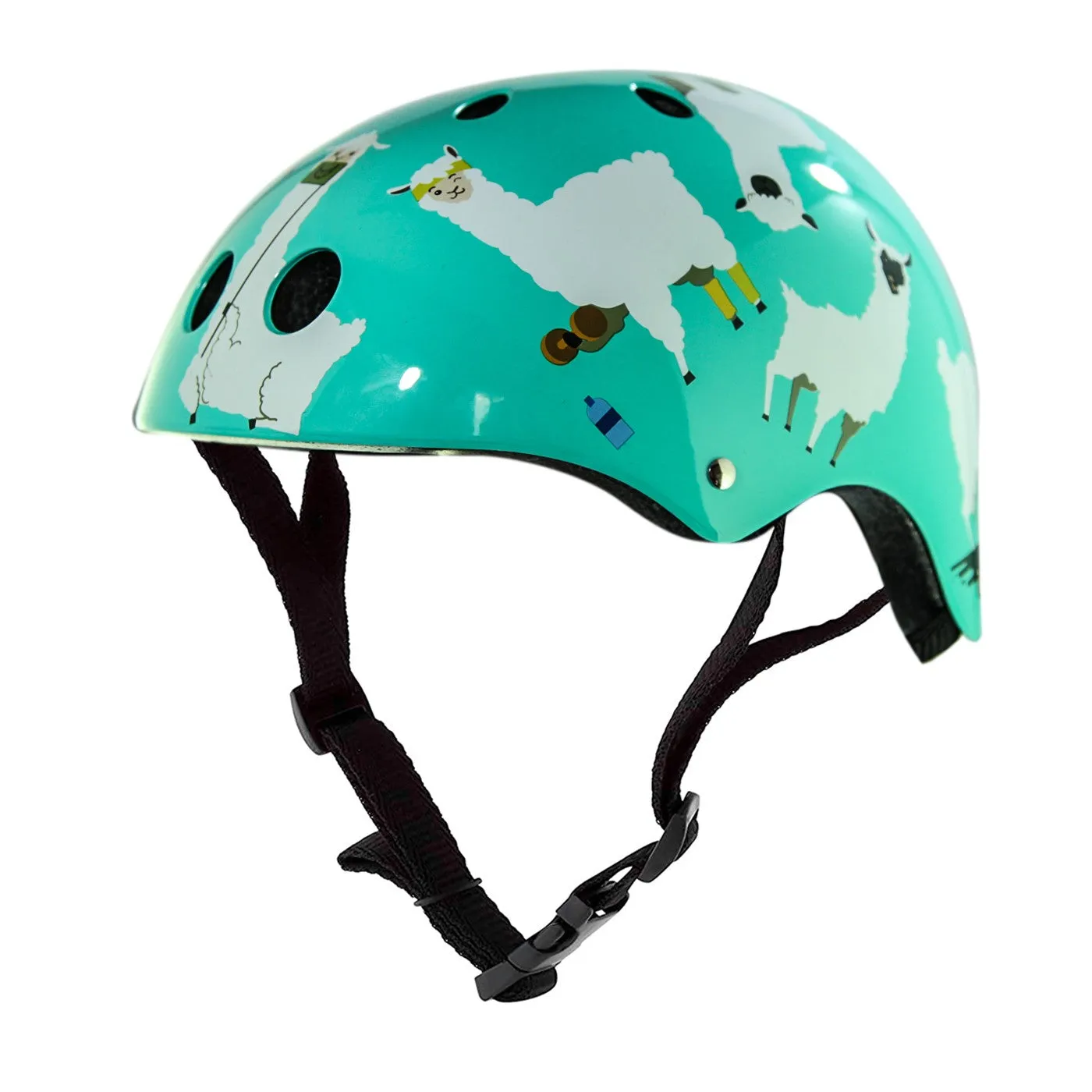 Casco con Luz HORNIT Infantil Llamas Talla:M (54-58cm) LLM921