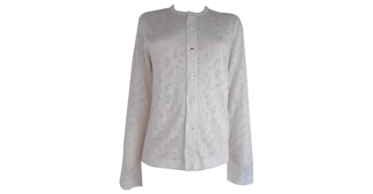 Comme Des Garcons Tops Blanco 