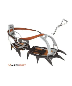 Crampones Petzl Vasak Leverlock Universel Black/Orange