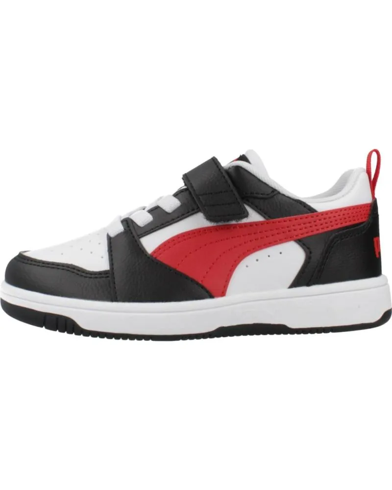 Deportivas PUMA  de Niña y Niño ZAPATILLAS NINO MODELO REBOUND V6 LO AC PS COLOR NEGRO  WHITE
