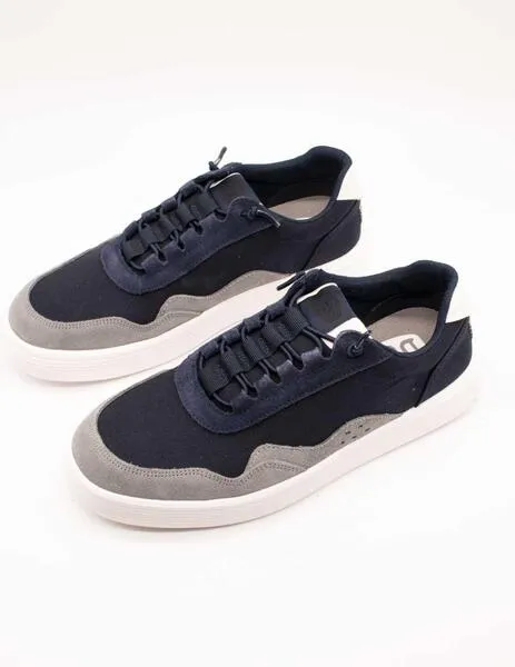 Deportivo Hey Dude Hudson Canvas Navy-Grey de Hombre