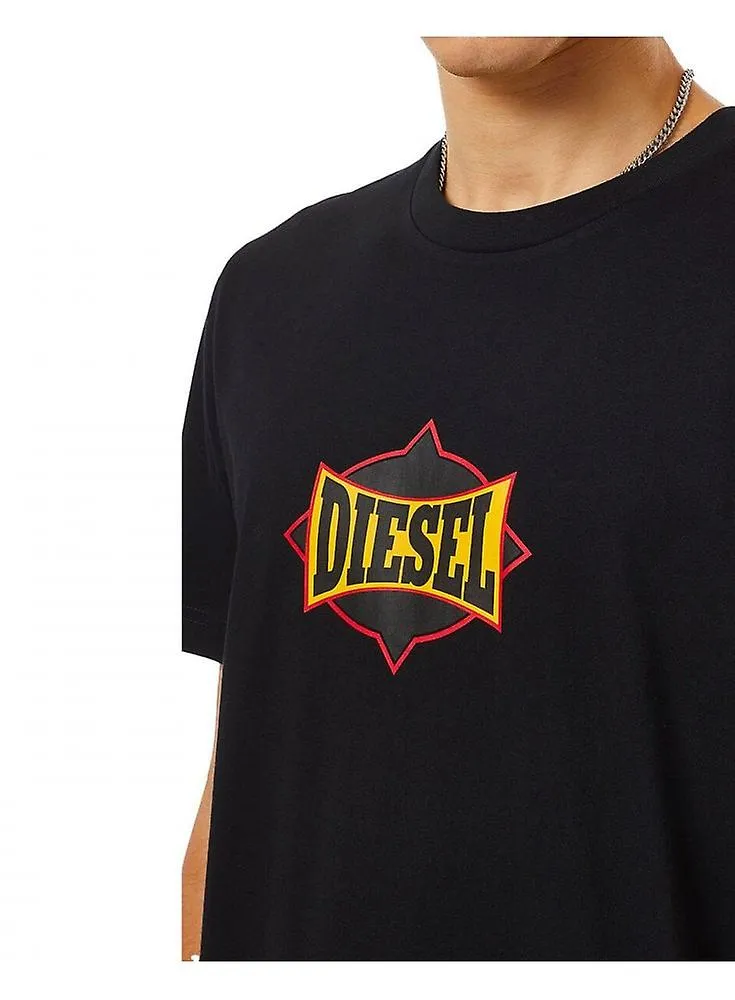 Diesel Hombre T-just-c13 Camiseta Negro 9xx