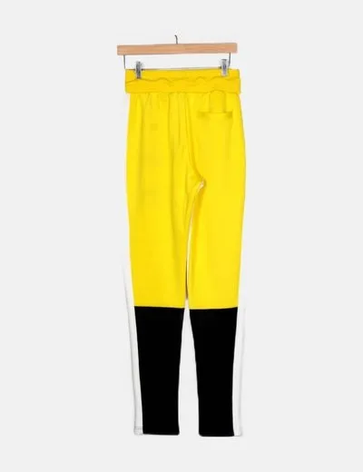 FASHIONNOVA Pantalón slim color block