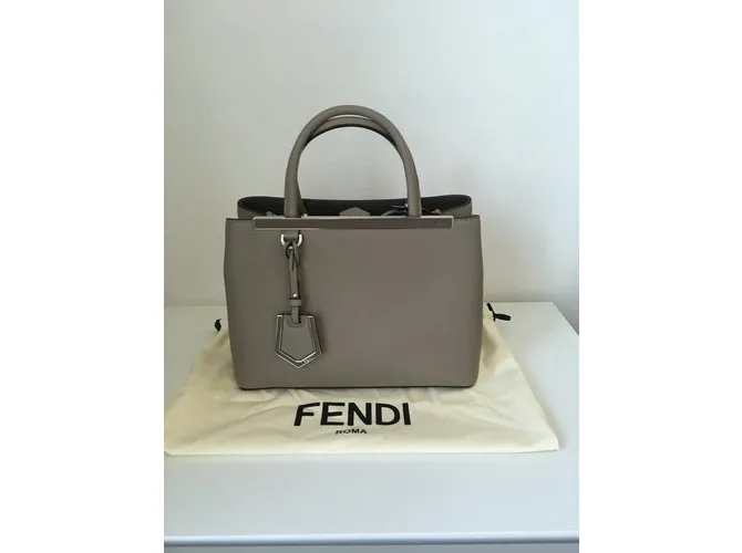 Fendi pequeña 2Jours Gris pardo 