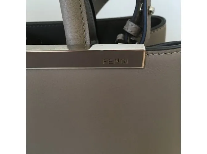 Fendi pequeña 2Jours Gris pardo 