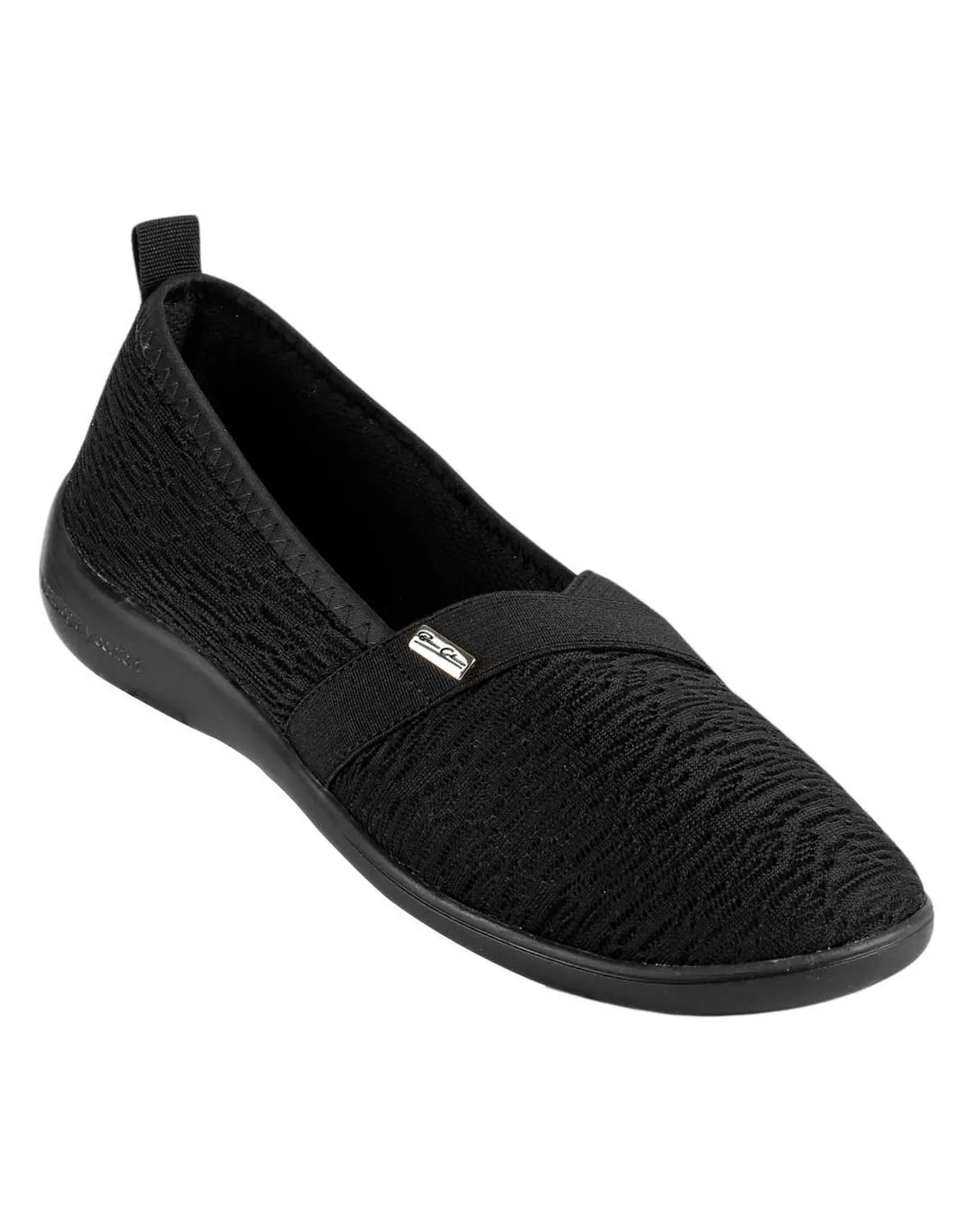 Flat Mujer Negro Stfashion 12304011