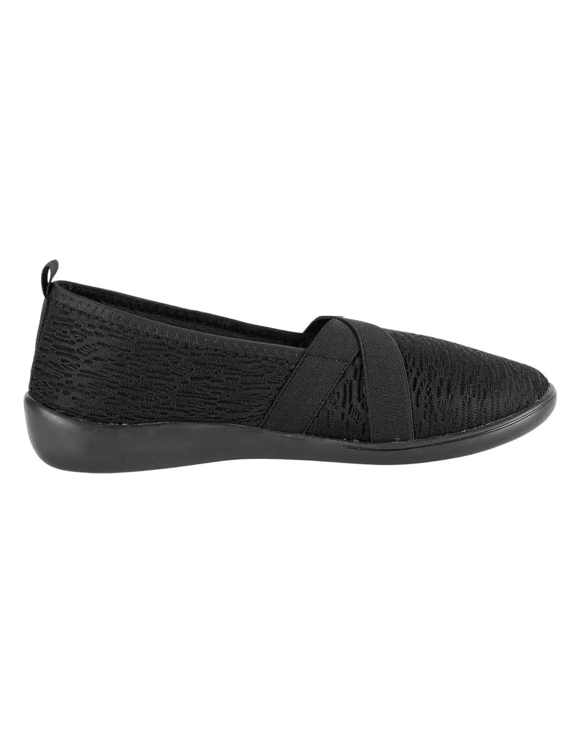 Flat Mujer Negro Stfashion 12304011