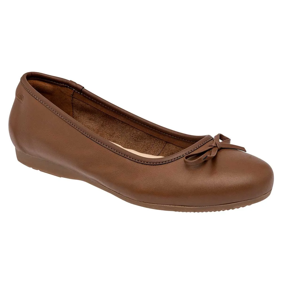 Flats clásicas Exterior Piel sintética Café Para Mujer De Flexi