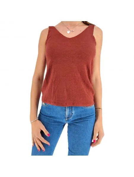 HARTFORD Camiseta Topimi Mujer Pecan