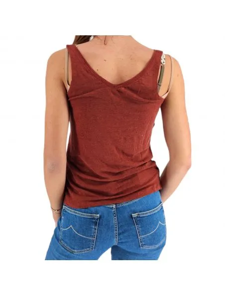 HARTFORD Camiseta Topimi Mujer Pecan