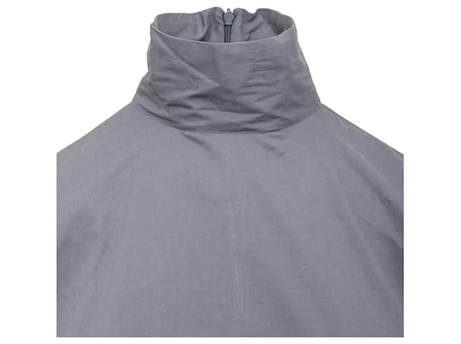 Helmut Lang Top con cuello alto Gris 