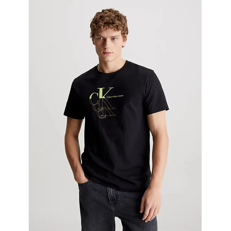 HOMBRE MONOGRAM ECHO GRAPHIC TEE BEH