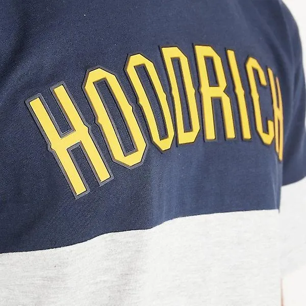 Hoodrich OG Panel V2 Logo Camiseta Gris/Marina/Oro