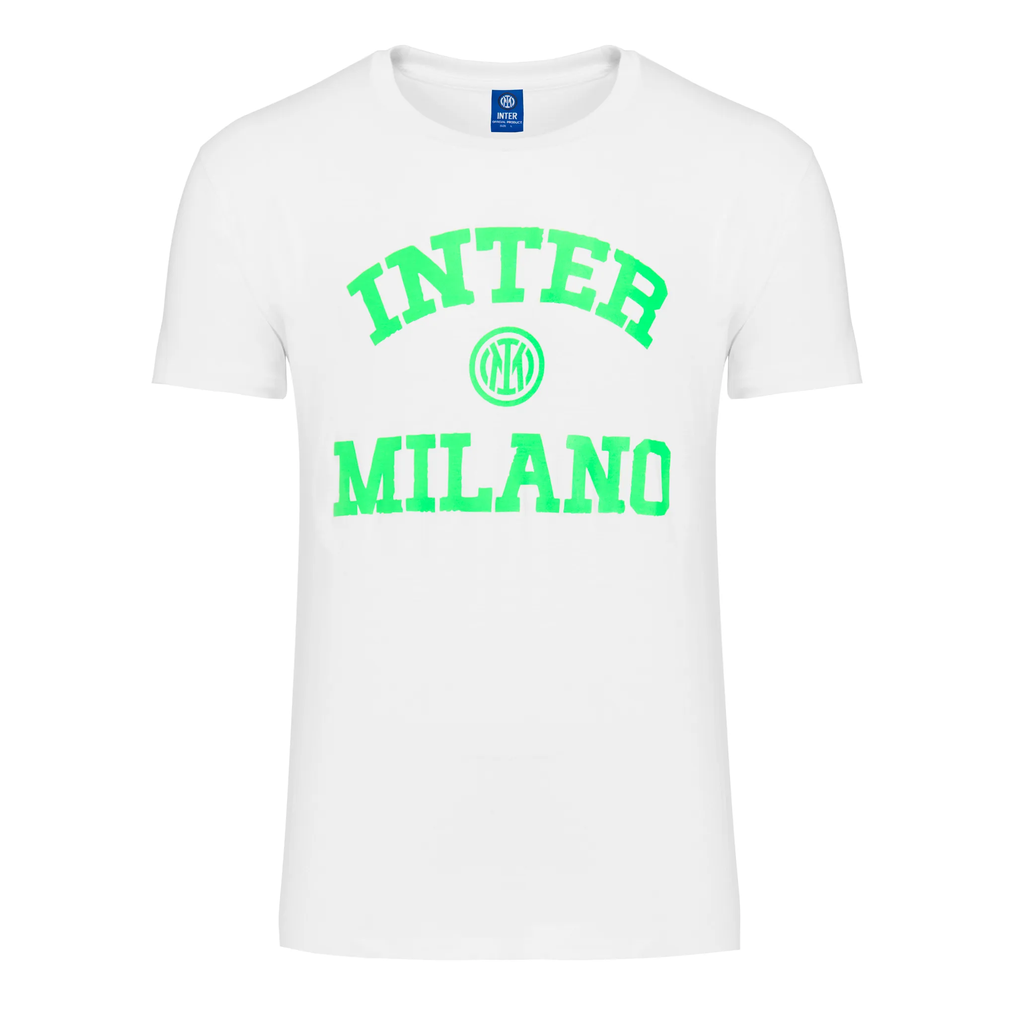 IM CAMISETA COLLEGE BLANCO FLUO